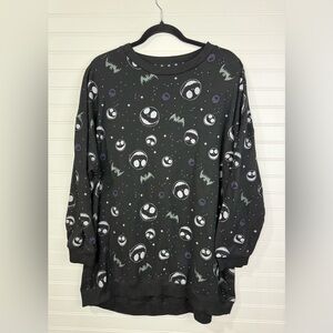 Nightmare Before Christmas thin sweater tunic. Size 16/18 XL.